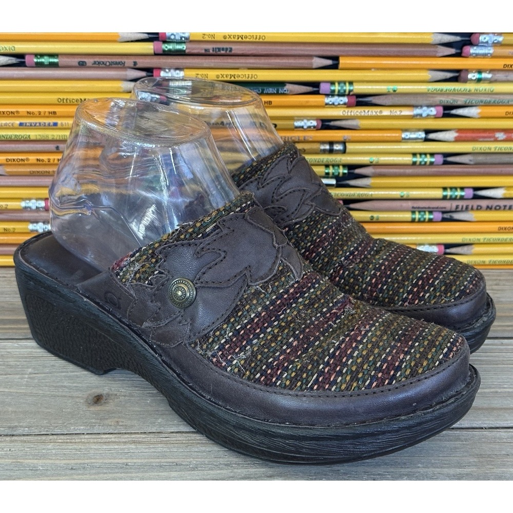 Born Santa Fe Mules Clogs Shoes Size 8 / 39 Comfort